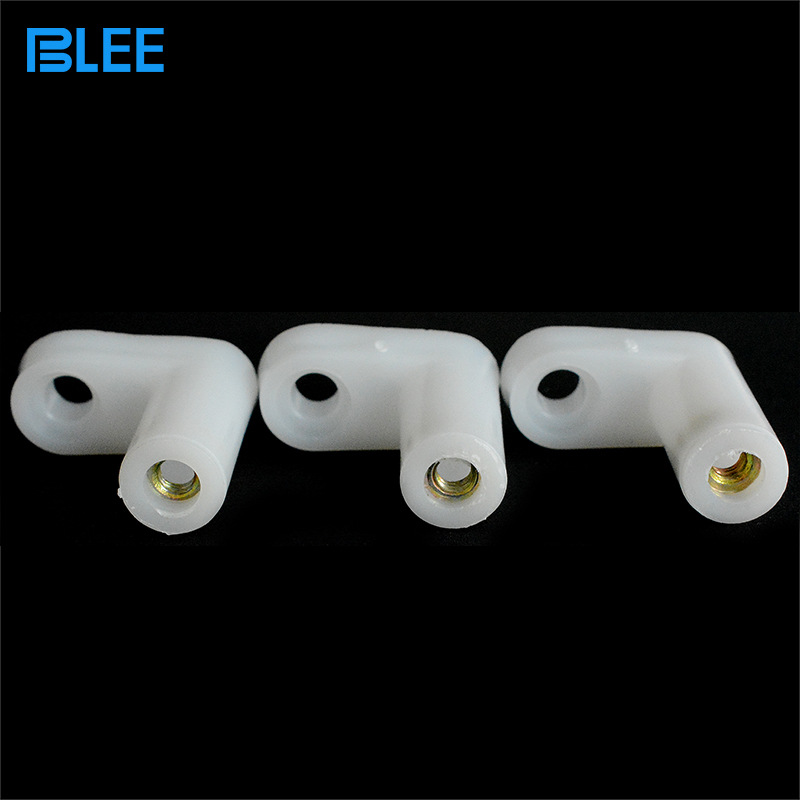 Small Corner Code Right Angle L-Shaped Reinforced Corner White Plastic L-Pin Plastic Accessories for Game Console Motherboard Fixing