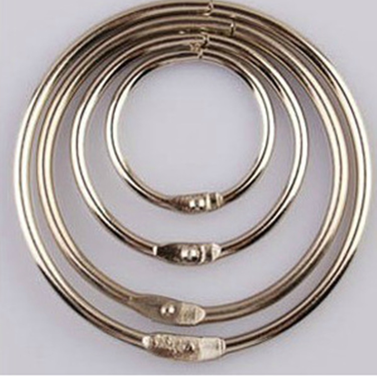 Color Removable Card Album Picture Album Book Ring Card Ring Buckle Metal Table Calendar DIY Loose-leaf Opening Ring Movable Buckle