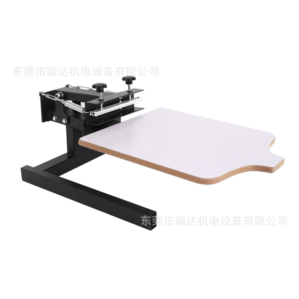 Factory direct monochrome screen printing machine flat printing hand printing table manual screen printing machine high precision printing table