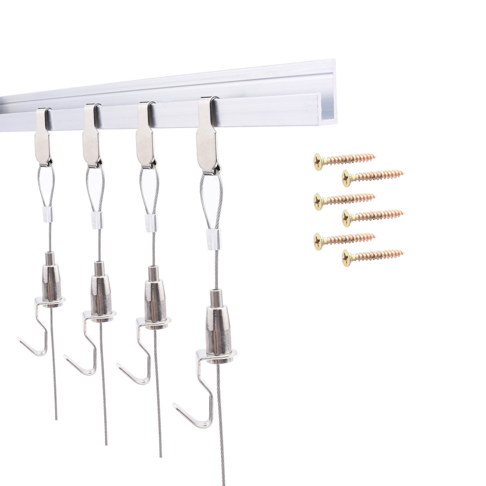 Factory Painting Hangers Stainless Steel Wire Rope Painting Hook Art Gallery Art Gallery Painting Track Rope