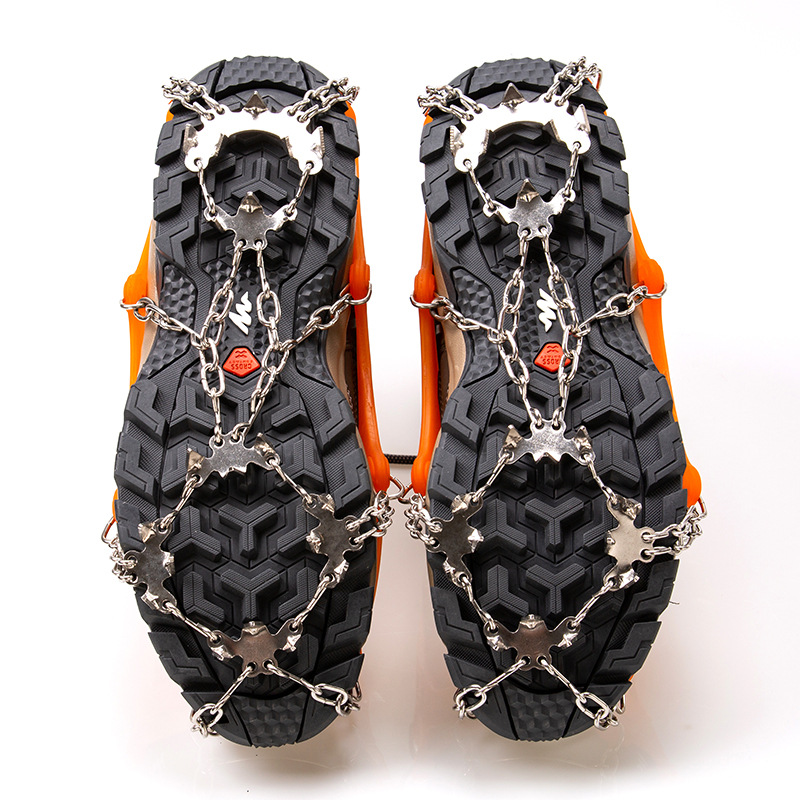 Outdoor Ice Claw Anti-skid 11 Teeth 19 Teeth Mountaineering Grab Claw Snow Claw Stainless Steel Claw Winter Snow Claw