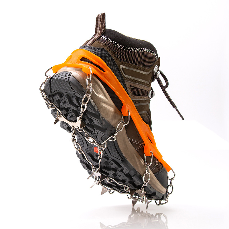 Outdoor Ice Claw Anti-skid 11 Teeth 19 Teeth Mountaineering Grab Claw Snow Claw Stainless Steel Claw Winter Snow Claw