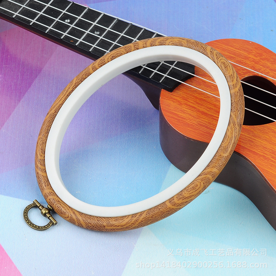 Creative retro multi-specification imitation wood embroidery tension wholesale embroidery handmade cross stitch auxiliary tools manufacturers in stock