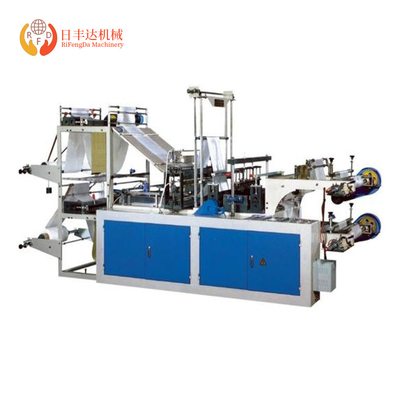 Bag Making Machine, Self-Sealing Bag Cutting Machine, Heat-Sealing and Cold-Cutting Bag Making Machine, Pe Film Vest Bag Plastic Bag Making Machine Manufacturer