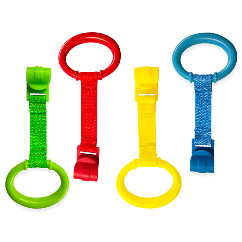 Game bed pull ring baby learn to stand hand pull ring hanging ring baby bed car toddler pull ring Retail Wholesale