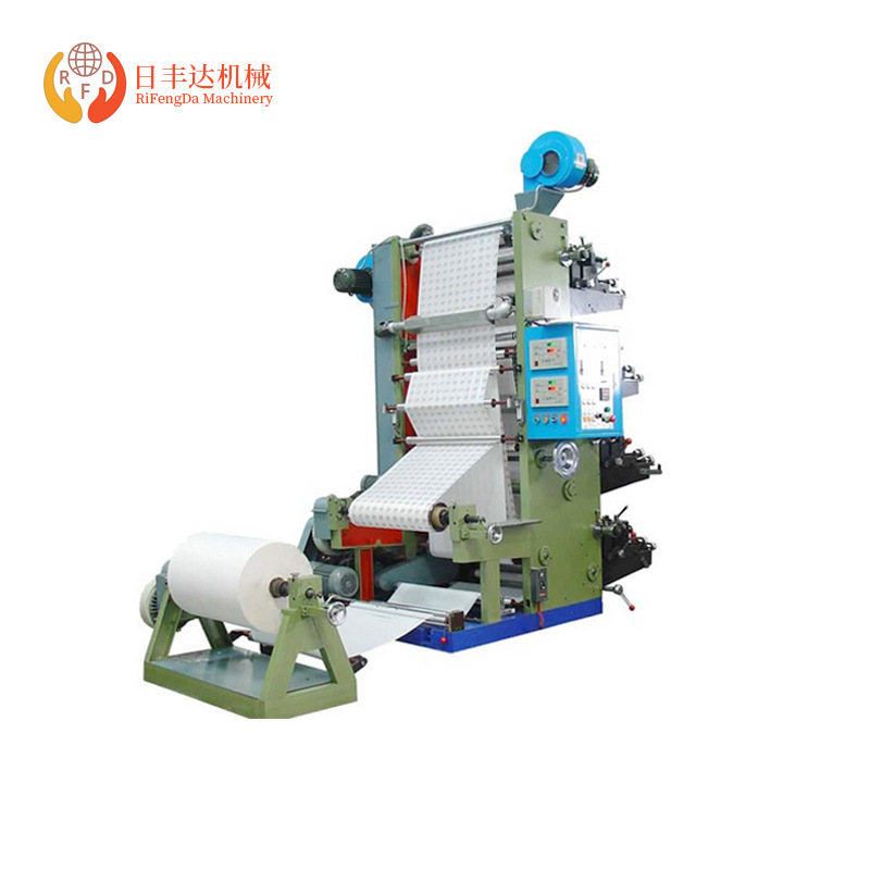 4 Color Letterpress Printing Machine Film Food Bag High Speed Automatic Plastic Film Four Color Letterpress Printing Machine Custom