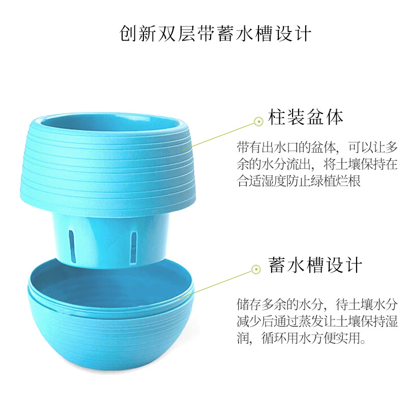 Succulent Plant Small Flower Pot Mini Stone Pill Flower Pot Rainbow Pot Thickeneded Resin Plastic Lazy Pot Wholesale Manufacturer