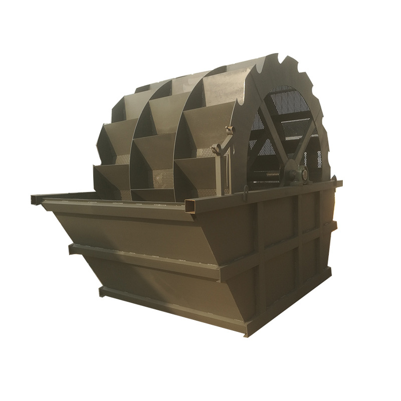 Wheel bucket sand washing machine integrated small sand washing machinery equipment large mobile wheel sand washing machine production line