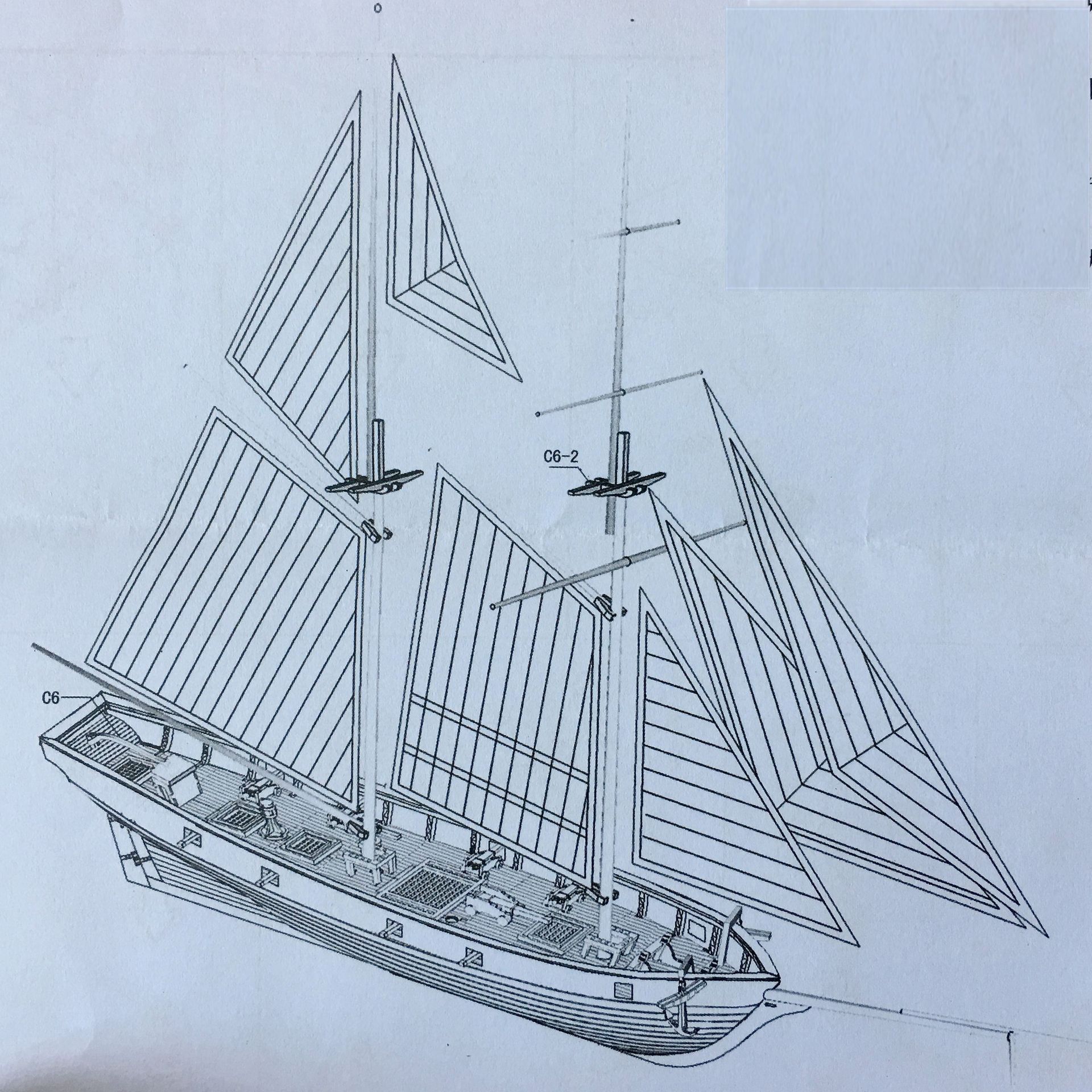 Wooden Assembled "halmko" Classical Boat Set Puzzle Science Production Assembled Ship Model