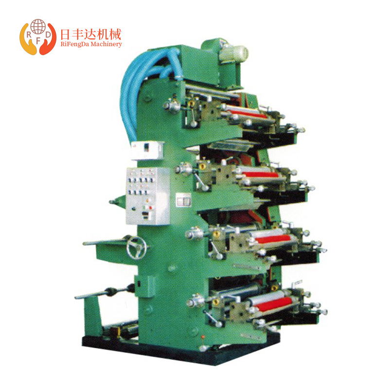 4 Color Letterpress Printing Machine Film Food Bag High Speed Automatic Plastic Film Four Color Letterpress Printing Machine Custom