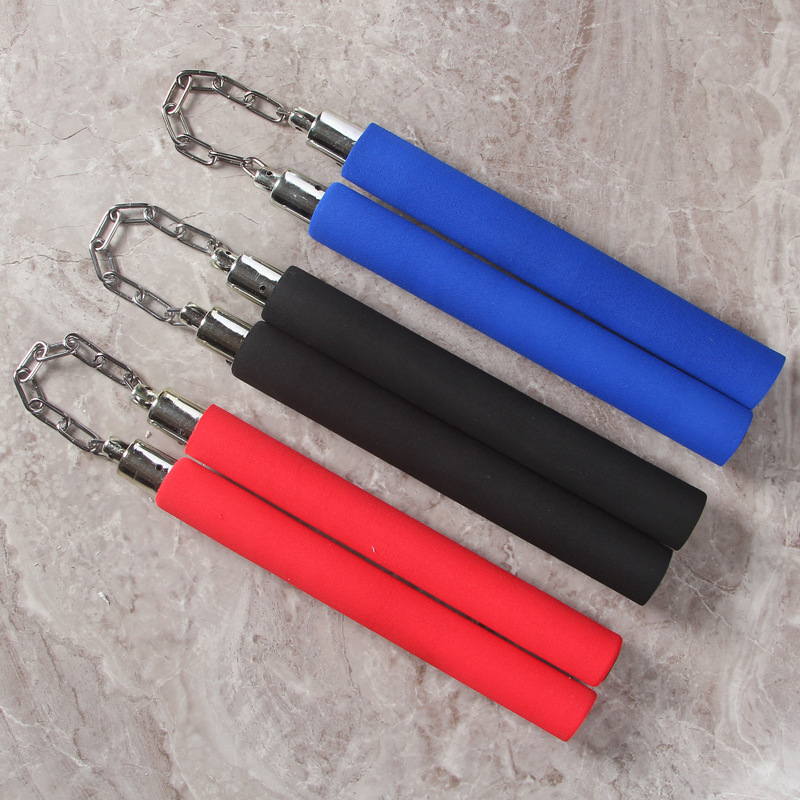 Sponge Nunchaku Kidsren's Beginners Practice Nunchaku Foam Toy Nunchaku Martial Arts Gym Training Stick