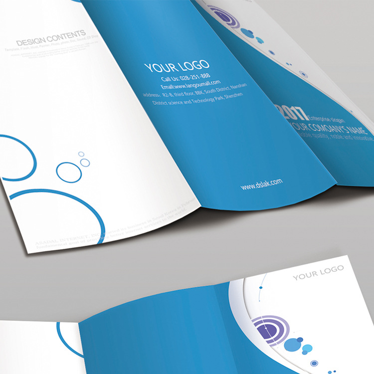 A4 Flyer Printing Booklet Coated Paper Black and White Instruction Manual Production Color Page Printing Business Card Advertising Digital Printing