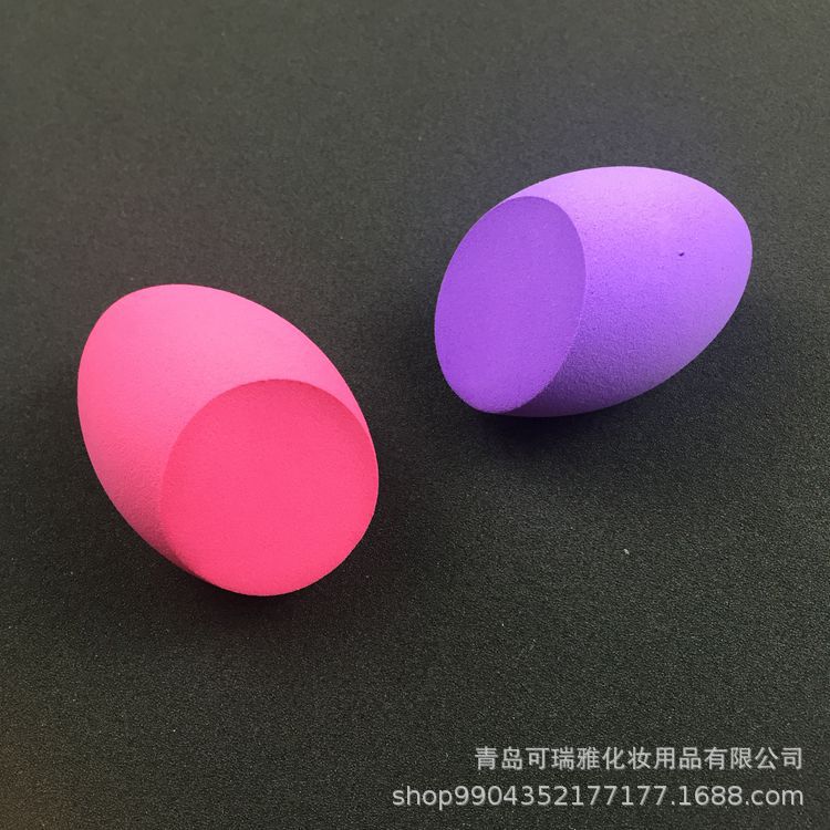 Manufacturer Wholesale Non-Latex Gourd Powder Puff Water Drop Powder Puff Oblique Cut Hydrophilic Polyurethane Beauty Egg Becomes Larger When Exposed to Water