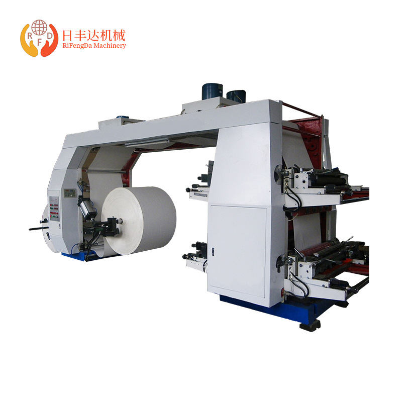 4 Color Letterpress Printing Machine Film Food Bag High Speed Automatic Plastic Film Four Color Letterpress Printing Machine Custom