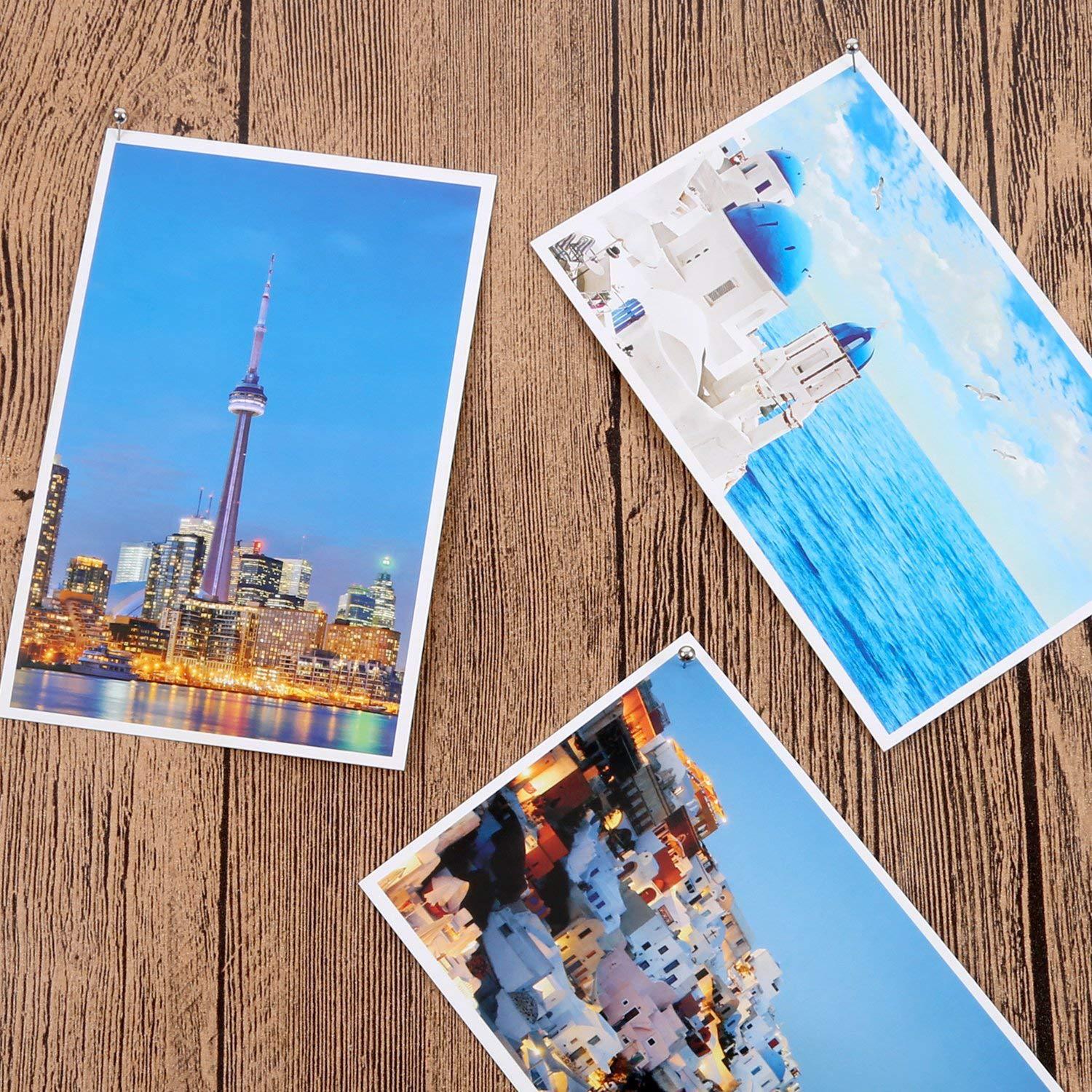 Factory Direct Sales Office Cork Board Fixed Multi-Color Metal Rose Gold Plastic Pins Ball Map Nails