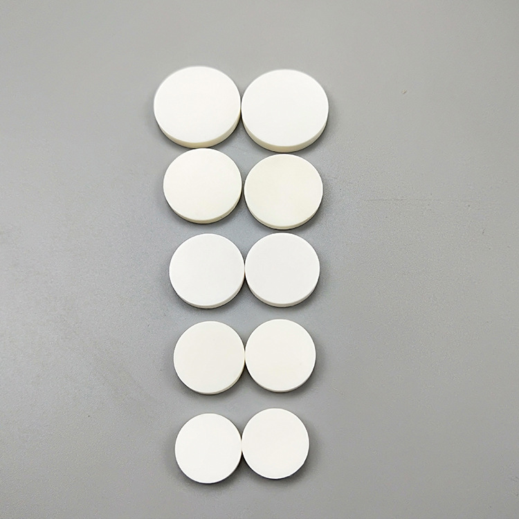 Factory supply plastic cow bone clip mounting material thickness 4mm round ivory white cow bone clip