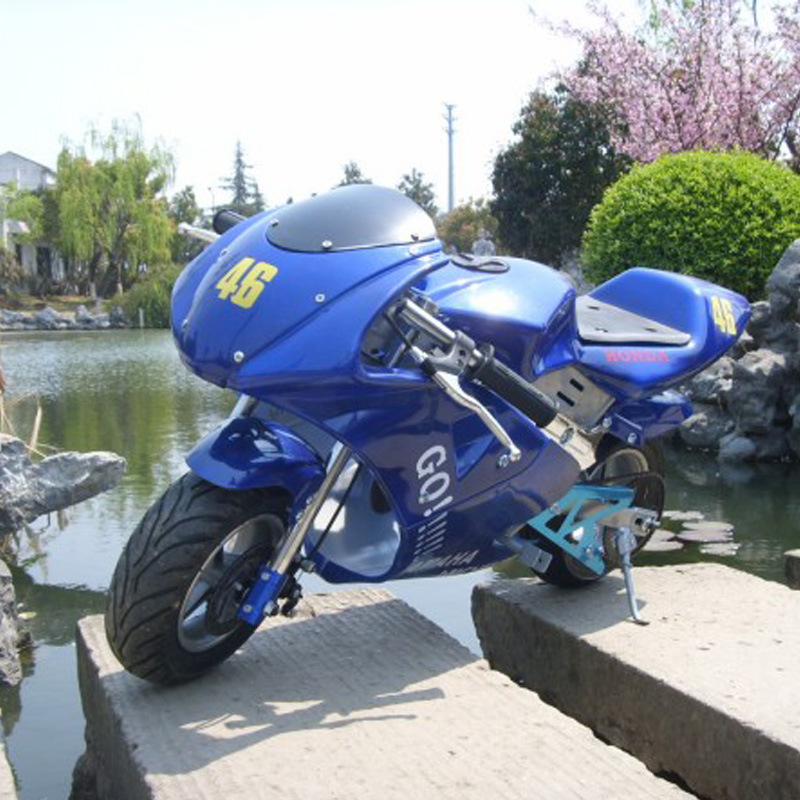 2018 Brand New Small Motorcycle Sports Car Electric Start 49Cc Mini Motorcycle Small Sports Car Gasoline