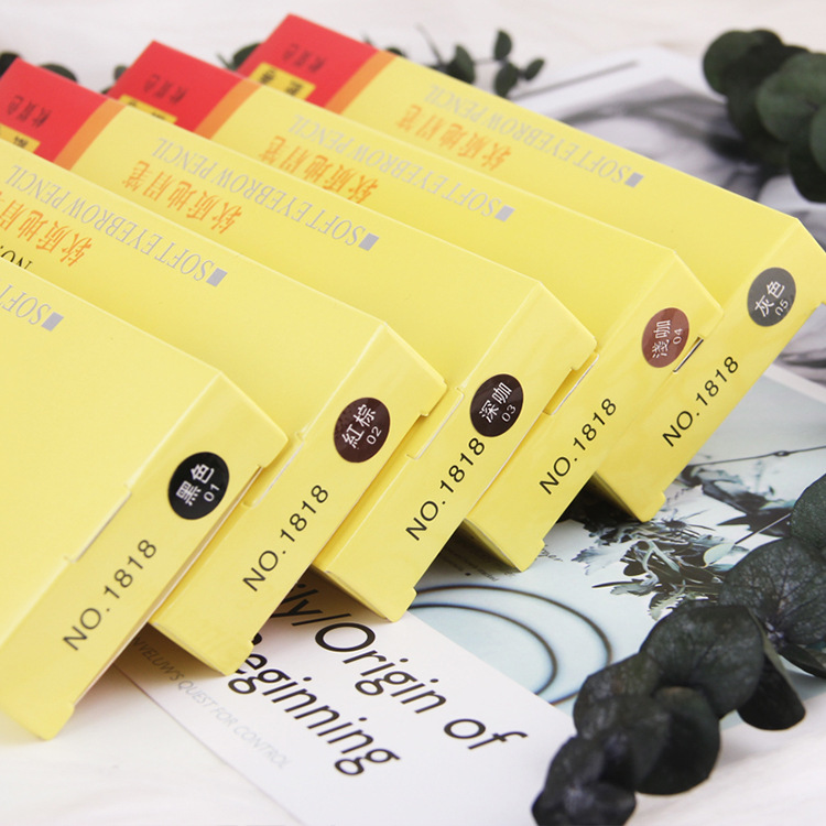 Studio special 1818 waterproof sweat-proof pull pen roll paper pull eyebrow pencil tear eyebrow pencil makeup manufacturers wholesale