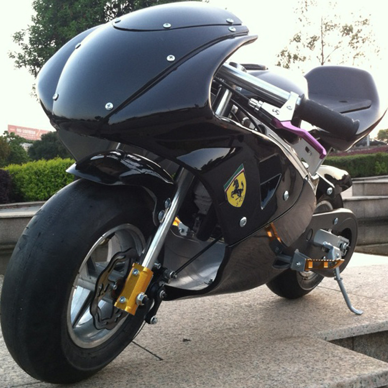 2018 Brand New Small Motorcycle Sports Car Electric Start 49Cc Mini Motorcycle Small Sports Car Gasoline