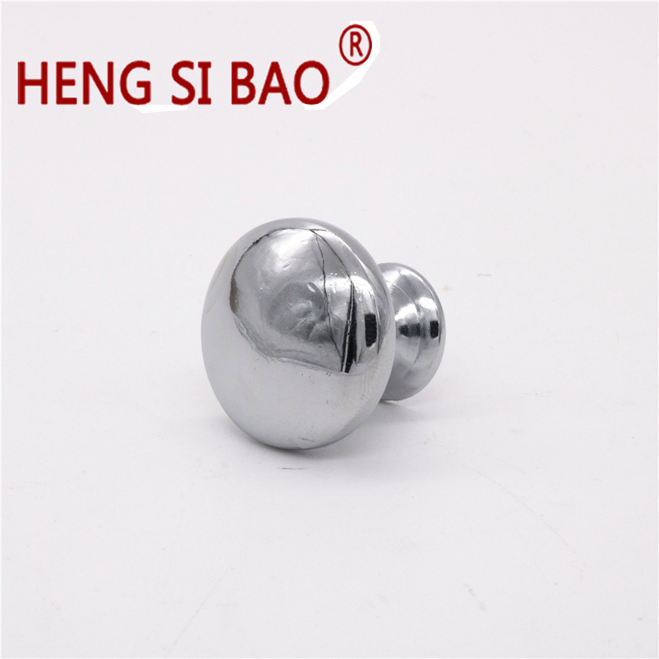 Solid Zinc Alloy Round Single Hole Small Handle Modern Simple Cabinet Drawer Wardrobe Door Handle Hardware Accessories