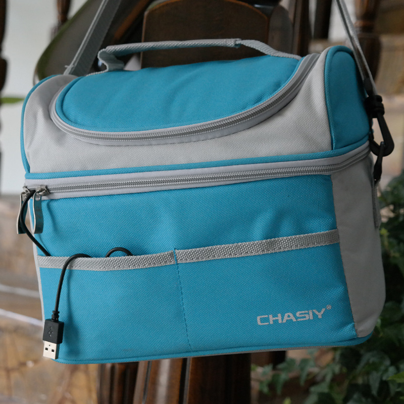 Insulated Thermostat Insulated Bag Lunch Bag Milk Bag Bottle Lunch Box Spare USB Interface Heating Sheet