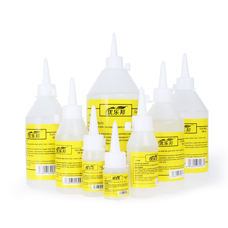 Children's diy alcohol glue 30ml non-woven handmade alcohol glue hemp rope button material transparent glue