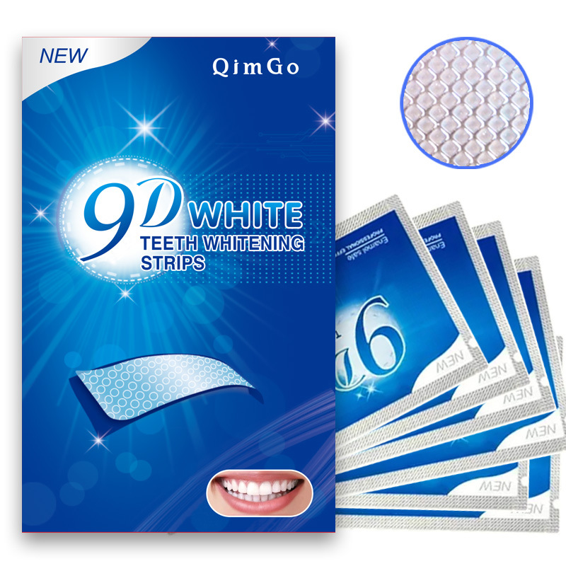 Отбеливающая зубная паста Pap Non-Passing 9D, сухие патчи для отбеливания, 14 пакетов