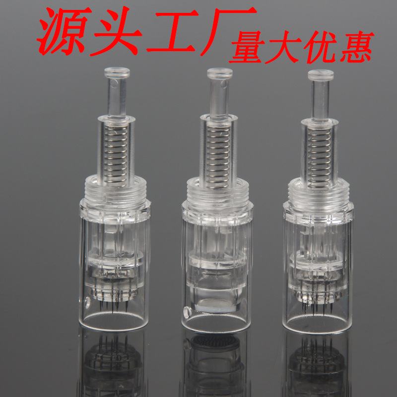 Электрический инструмент для введения нано-игл, мезодерма, микрочип-ручка, роликовая головка 12 круглых кристаллов, 36 игл, цифровой