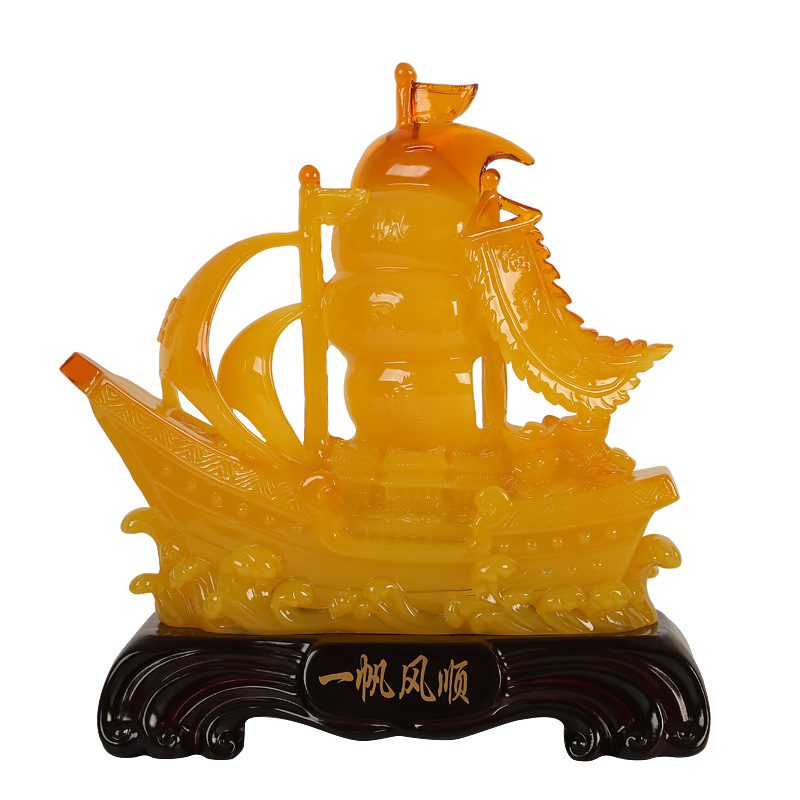 Chinese Sailing Sailing Decoration Company Office Desk Decoration Store Opening New House Gift
