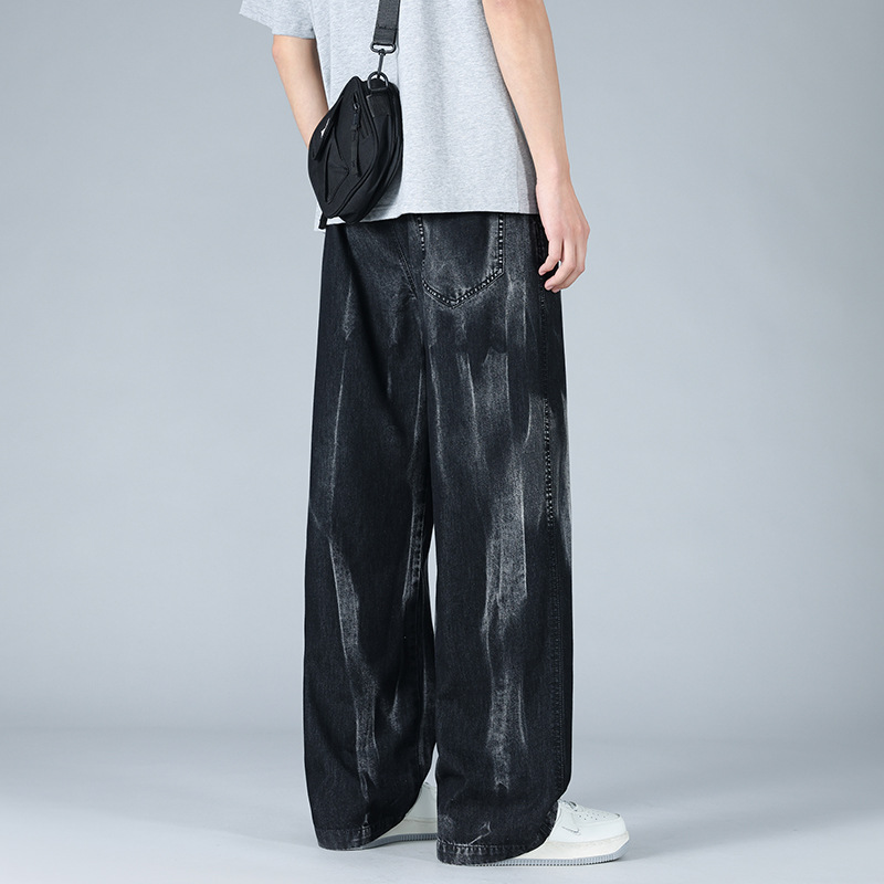 JYF-2591 Spring 2025 New plus size Men's Loose Straight Casual Style