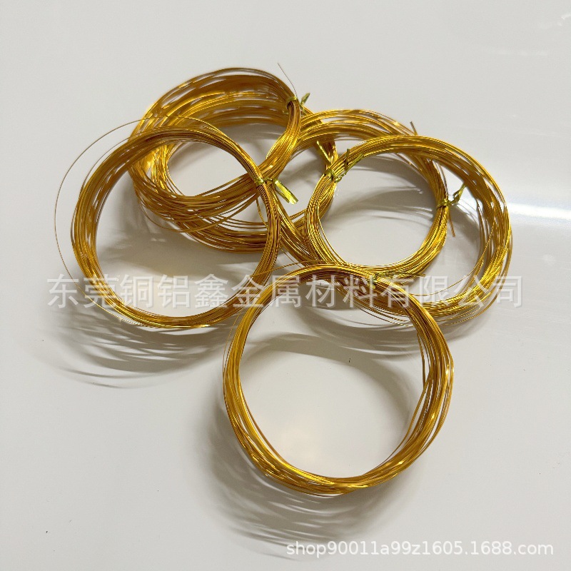 Oxidized flat aluminum wire color flat wire cloisonne painting special gold wire silver wire yellow wire diy aluminum wire