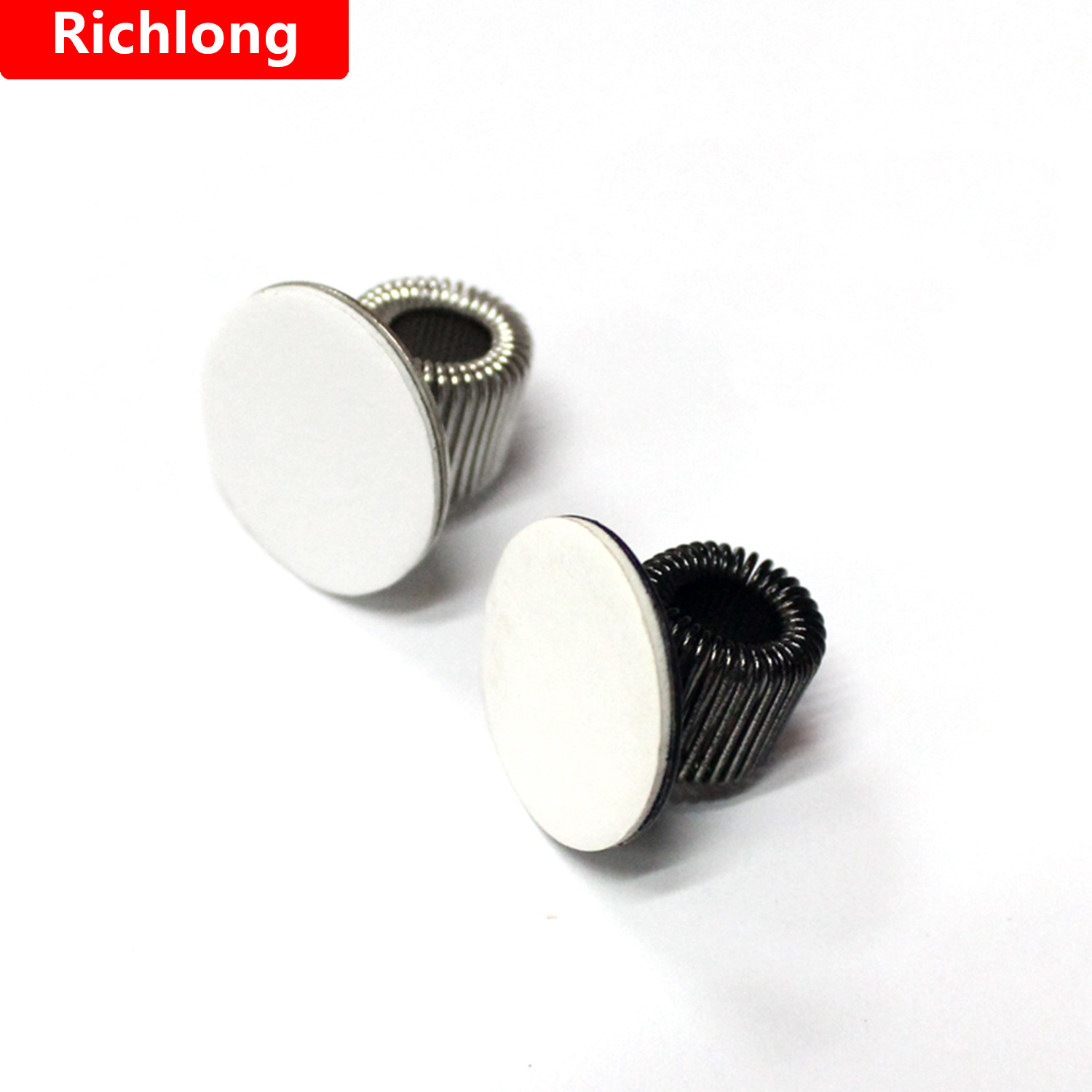 Round Bottom Pen Holder Accessories 3M Glue Single Hole Notepad Cross-border Hand Account Fixed Spring Pen Holder Accessories in stock