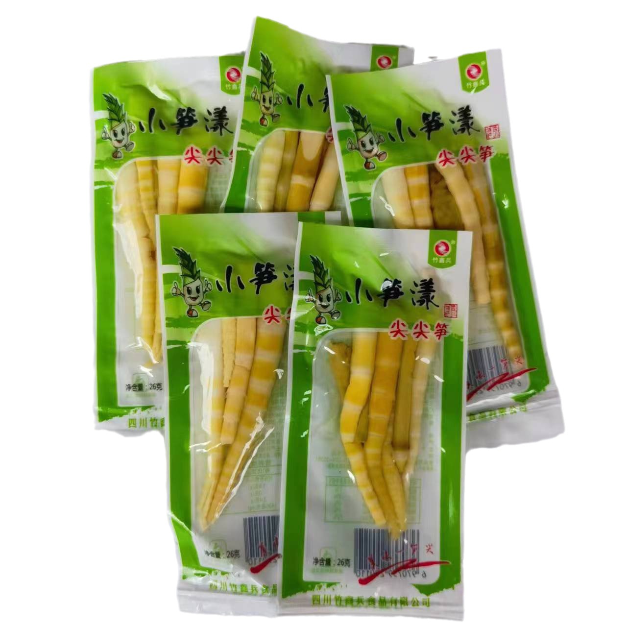Sichuan Pickled Pepper Bamboo Shoot Tip Bagged Ready-To-Eat Appetizer Fresh Tender Bamboo Shoot Casual 1 Yuan Snack Wholesale Campus Zero