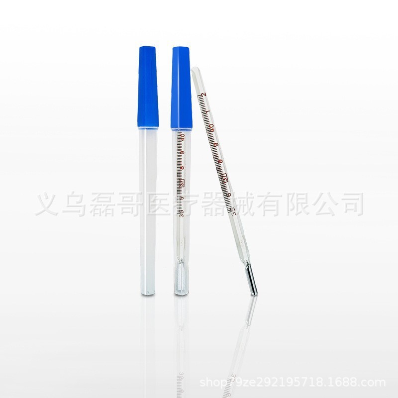 Triangular Rod Mercury Thermometer for Adults and Kidsren to Measure Body Temperature Glass Thermometer for Oral Armpits Universal