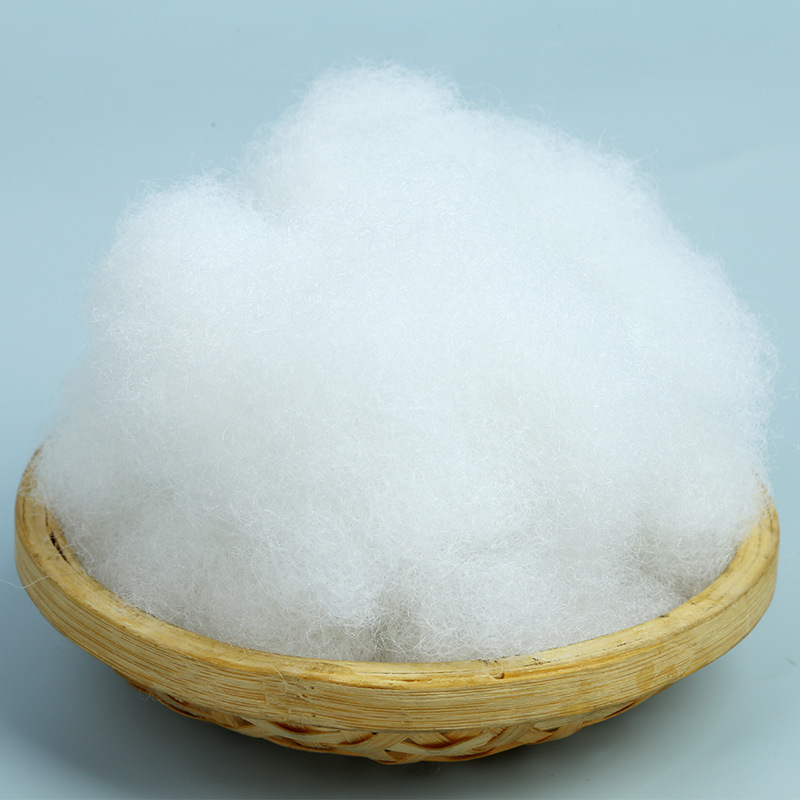 Factory Wholesale Customized Filled Cotton High Elastic Pp Cotton Silk Floss down Fluffy Pillow Core Doll Doll Cotton Pearl Cotton