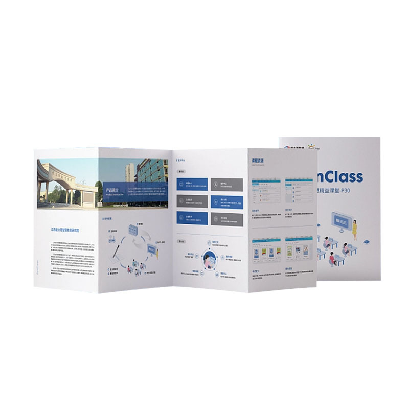 A5A4A3 Color Leaflet Single Page 70% off Leaflets Customized Opening Advertisement Flyer Printing Instruction Manual Printing