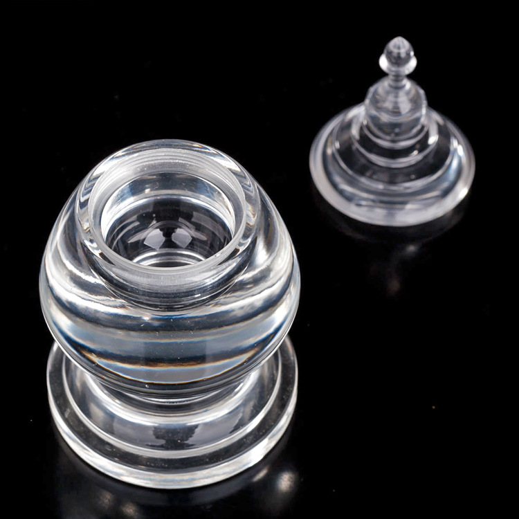 I-Shaped Xizang-Style Acrylic Stupa Crystal Pagoda Ornament Bodhi Tower Nectar Vase Xizang-Style Worship Pagoda