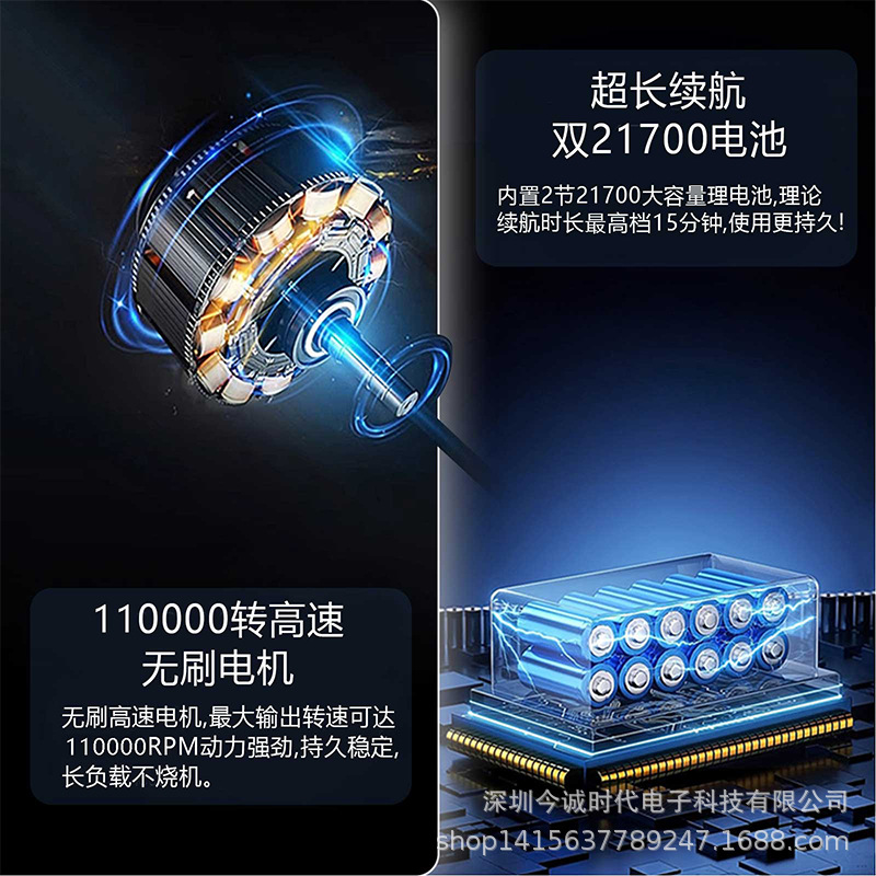 Turbo Fan Cross-border Violence Turbo Fan Explosions Fan Dry Battery Rechargeable Fan Large Wind Adjustable