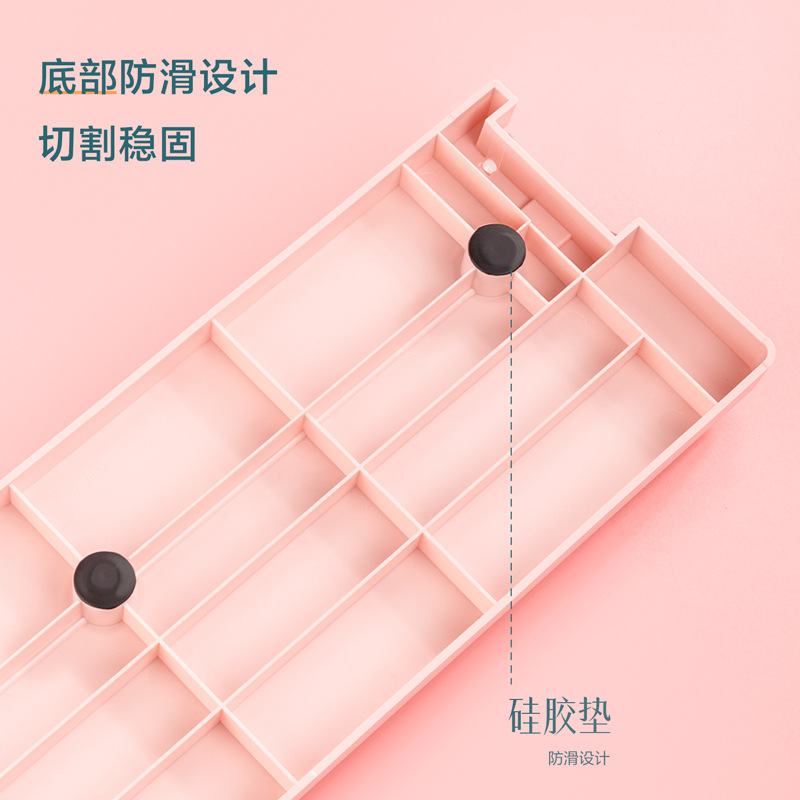 Deli small paper cutter for office use student manual paper cutter A4 mini two-way cutter head double-sided paper cutter