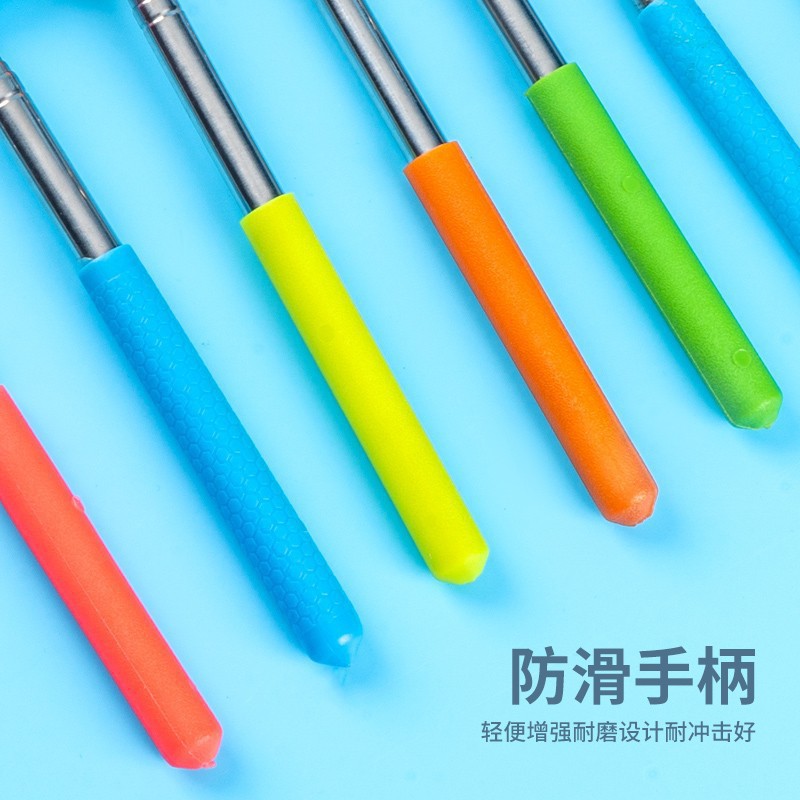 Children's fishing net five telescopic stainless steel butterfly dragonfly small net pocket spring outing outdoor insect net small bucket