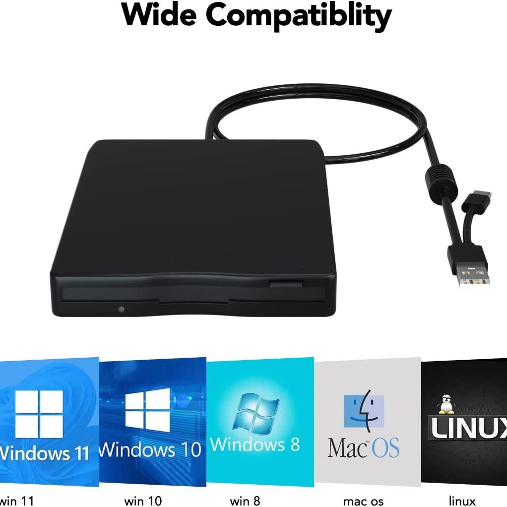 Портативный USB диск 3.5 дюйма 1.44mb