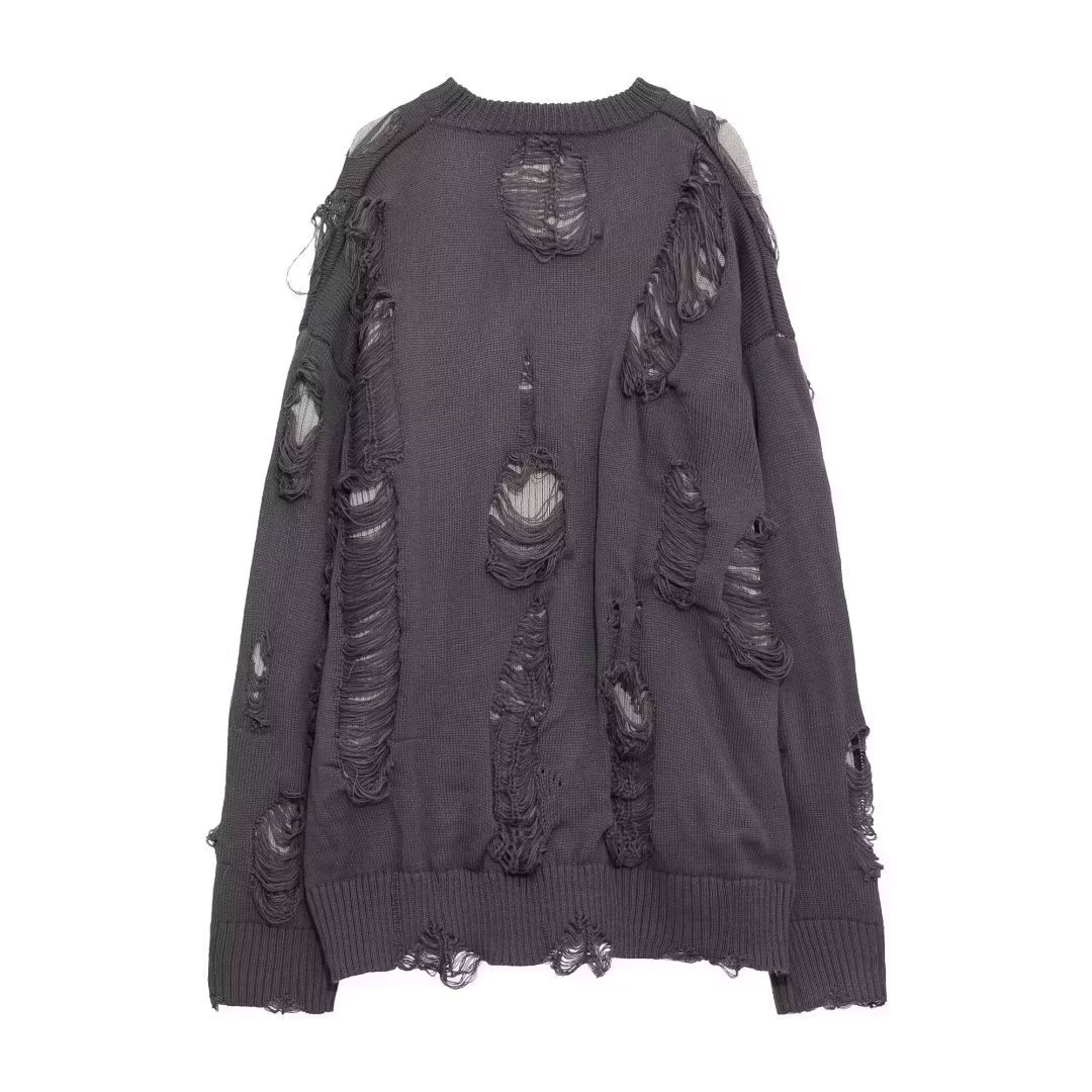 Фальшивый комплект, осень-зима, свитер в стиле американского хип-хопа, унисекс