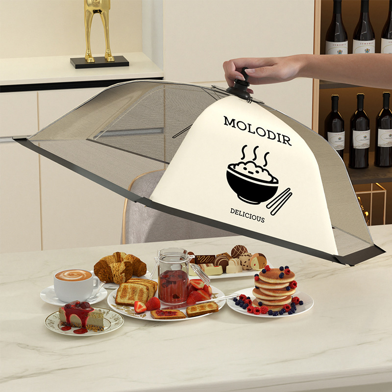 Food cover vegetable cover foldable leftovers food cover new dining table table cover vegetable umbrella fly-proof dustproof