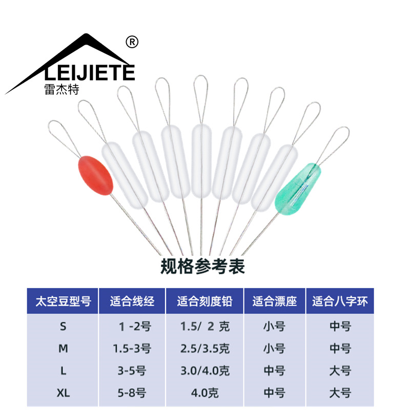 Rejette transparent silicone 7+2 space beans bulk 7+1 competitive line group bean blocking accessories fishing gear wholesale in large quantities