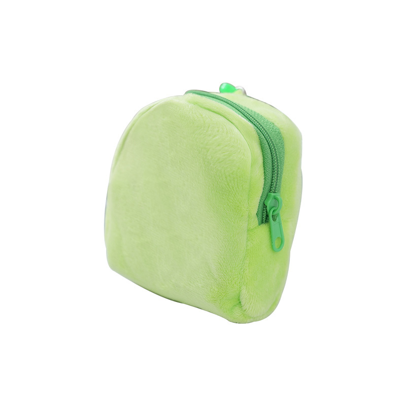 Children's Bag New Candy Color Small School Bag Baby Plush Coin Purse Boys and Girls Cute Cartoon Versatile Bag Wholesale