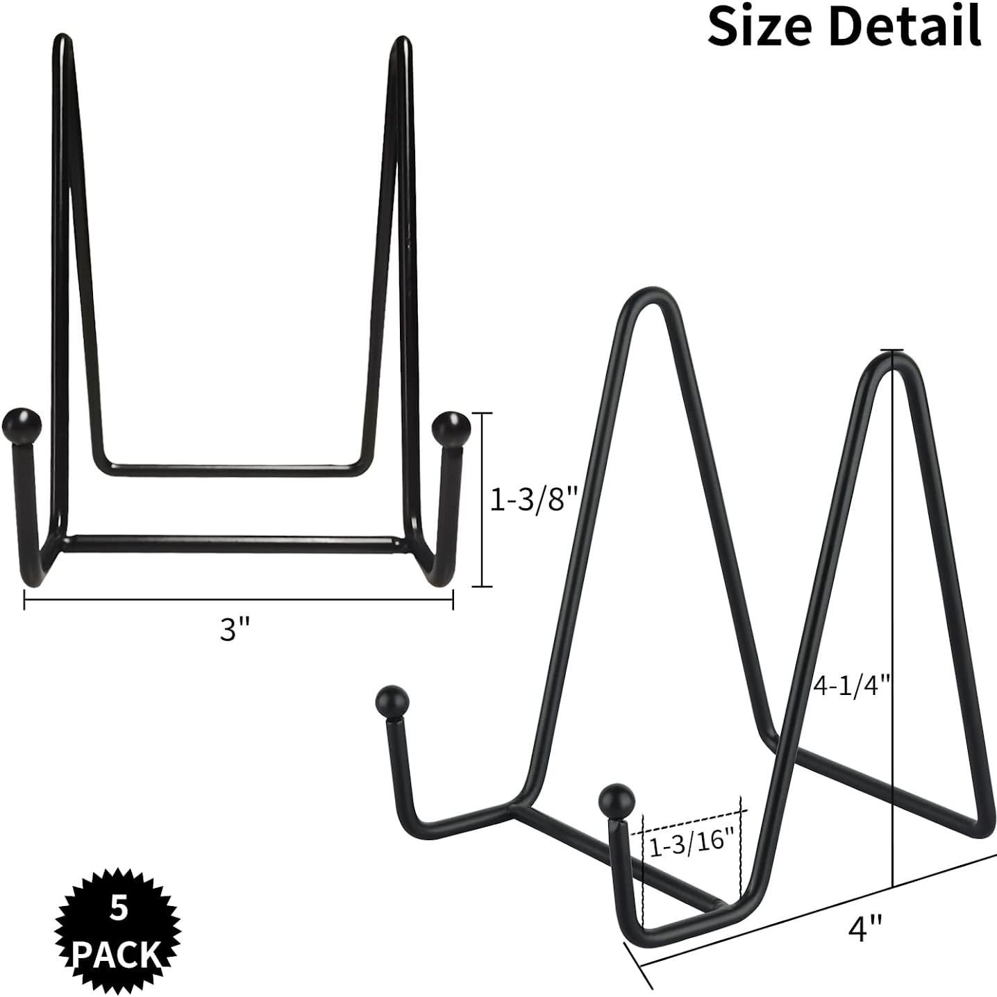 Wrought Iron Photo Frame Bracket Simple Mobile Phone Tablet Support Frame Ornaments Decorative Ceramic Plate Display Bracket Wholesale