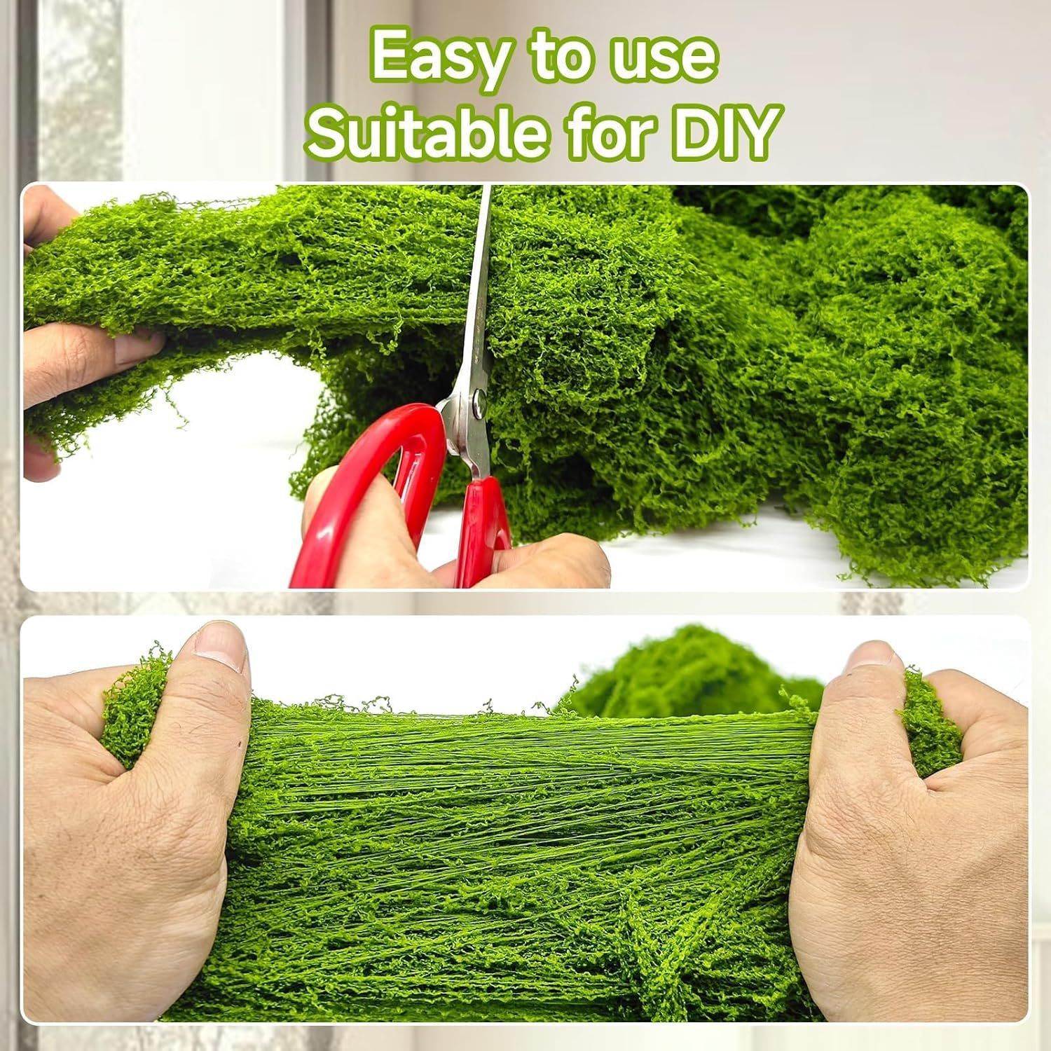 Artificial Moss indoor soft decoration micro landscape suit combination window aisle fake moss green plant landscape decoration