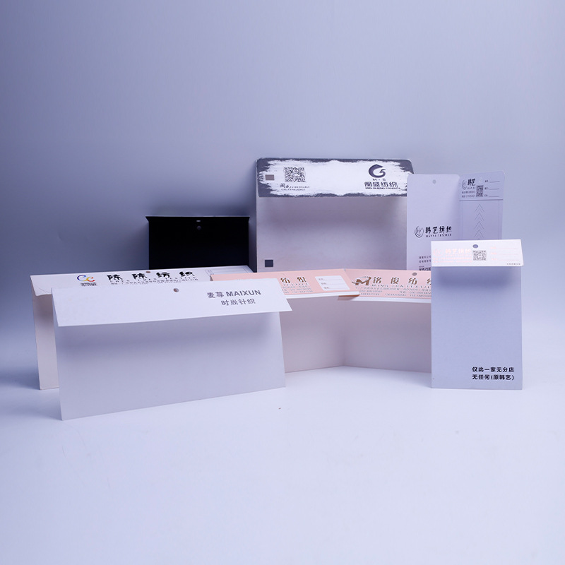 Hot Selling Customized Folding Cloth Card Textile Color Card Book Folding Page Fabric Color Card Sample Book Cloth Sample Book Printing