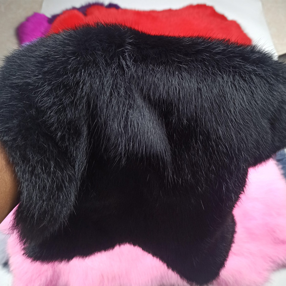 Fur One Rex Rabbit Rabbit Color Fur Raw Material Bag Hat Cushion Decoration Clothing Fabric