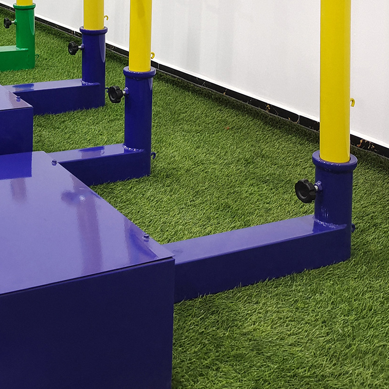 Cross-Border Manufacturer Wholesale Outdoor Mobile Tennis Post Portable Empty Box Tennis Post Competition Mobile Tennis Rack